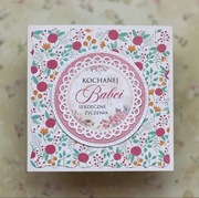 Kartka na Dzień Babci ręcznie robiona, z kopertą