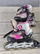 Rolki dziecięce regulowane – 4 kółka w rzędzie (inline)