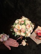 Zestaw ślubny bukiet ślubny korsarz butonierka