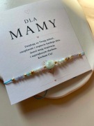 Bransoletka DLA MAMY dzień matki larimar amazonit fluoryt