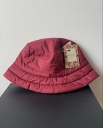 Bordowy kapelusz czapka bucket hat rybaczka