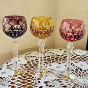 Kieliszki kryształowe do wina Nachtman . Remery kryształowe kolorowe