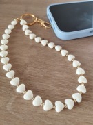 Smycz do telefonu serduszka 