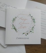 Zaproszenie na Pierwszą Komunię Świętą Roczek + koperta