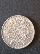 6 pensow 1935 (Wielka Brytania, Jerzy V)