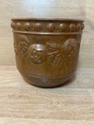 Duza donica miedziana