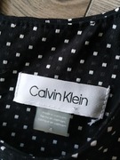 CALVIN KLEIN__ śliczna sukienka dopasowana czarna cętki  WZÓR _idealna__ 36