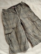 Spodenki szorty chłopięce w kratę r. 122 ca