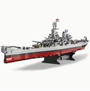 Wysokiej jakości klocki konstrukcyjne 2228 cz. - IOWA-class USS Missouri