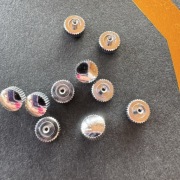 10x Koronki do zegarka vintage 4.9 mm, gwint 0,9 | tuleja 1,3 mm M58