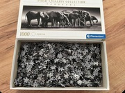 Puzzle Clementoni 1000 elementów – Panorama Słonie High Quality Collection