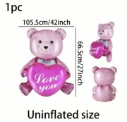 Walentynkowy miś balon