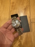 zegarek rolex srebrny