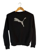 Bluza Puma czarna z dużym logiem s