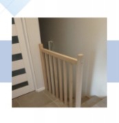 Balustrada drewniana 134cm*110cm