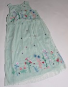 H&M * Dwuwarstwowa haftowana sukienka 134 cm
