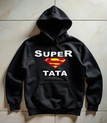 Męska Czarna Bluza XL Super Tata