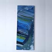 Obraz na płótnie  120x50 pouring