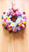 Wielkanocny wianek na drzwi 