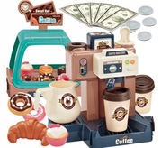 EKSPRES DO KAWY DLA DZIECI ZABAWKA INTERAKTYWNA Z DŹWIĘKIEM NA WODĘ ZESTAW