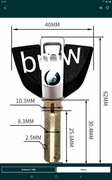 Kluczyk Bmw motocyklowy