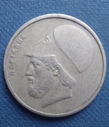 Moneta Grecja 20 drachm 1978
