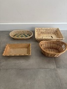 Koszyki bambusowe koszyki wiklinowe pojemniki drewniane