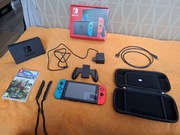 NINTENDO SWITCH + MINECRAFT + KARTA 512GB + ETUI