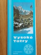 Mapa Wysokie Tatry 1988 r