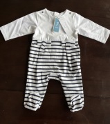 JACADI pajacyk dla niemowląt 3M 60cm nowy z metką