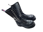 Skórzane glany portugalskiej firmy Nevermind, rozmiar 41