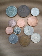 Mix monet stara Anglia USA Kanada 