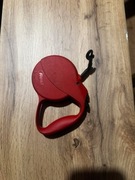 Smycz Flexi Compact 1 czerwona  taśma