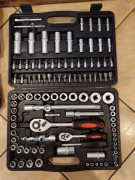 Zestaw klucze nasadowe Grzechotki Bity 1/4'' 1/2'' 108 el. Sthor 58685