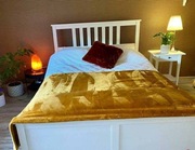 łóżko 140x200cm,wysuwane szuflady gratis,stelaż ze strefami,lita sosna