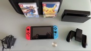 Nintendo switch v1 z dwoma grami , nie psx , psp , ps4