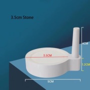 Drobniutki kamień napowietrzający okrągły w płaską podstawą