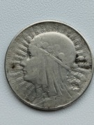 Moneta 5 zł srebro Głowa kobiety 1933