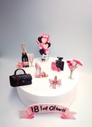 Figurki z masy cukrowej 2D Minecraft Toppery jadalne na tort Duże Elementy 