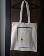 Eko torba ręcznie malowana torba materiałowa na zakupy shopper bag