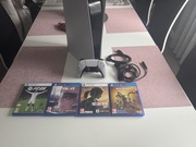 Konsola Playstation 5 z napędem + 4 gry