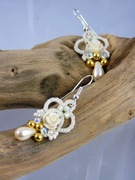 Kolczyki frywolitkowe