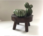 Drewniany taborecik, kwietnik, podstawka