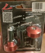 Końcówki i ciężarki kierownicy Leoshi - pomarańczowe 