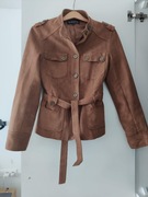 Kurtka zamszowa karmelowa Orange D'or S ramoneska