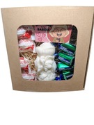 Zestaw Prezentowy Róża – Świeca Sojowa Bezzapachowa + Michaszki + Raffaello