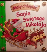 Sanie Świętego Mikołaja. Mały chłopiec Nathalie Belineau