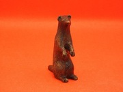 fretka - odlewana figurka z brązu - miniatura mosiężna