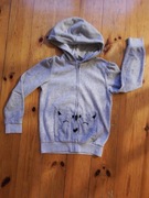 Bluza dresowa dziewczęca 128 Little Kids szara kot