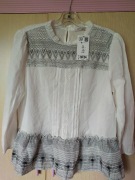 Bluzeczka biała ORSAY S haft bluzka letnia